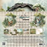 Paper Collection Set 20,3x20,3 cm Friends of the Forest, 190 gsm (12 sheets, 12 designs, 2x6 double-sided sheets, 1x bonus design 20x15 cm on the cove