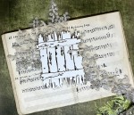 Chipboard Small Fence, Friends of the Forest 9,5x13,5cm