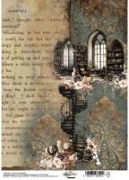 Rice paper 2, In the Library, A4 (21x29,7cm) 25-30g