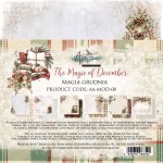 Doubled Paper Collection Set 20,3x20,3 cm The Magic of December, 190 gsm (24 sheets, 12 designs, 4x6 double-sided sheets, 1x bonus design 20x15 cm on