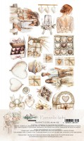 Doubled Extras to Cut Set 10X – 30,5x15 cm Romantic Boho, 250 gsm, mirror print (12 sheets, 6 designs, 2x6 sheets)