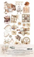 Extras to Cut Set 10 – 30,5x15 cm Romantic Boho, 250 gsm, mirror print (6 sheets, 6 designs)