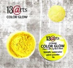Color Glow - Citrine, metallic watercolour paint in powder, 10 g