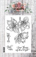 Set of polymer stamps A7 - Sky Flowers - Under the Stars (clr 30)