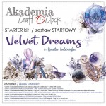 Starter Kit Velvet Dreams (24 sheets 30,5x30,5, 24 sheets 30,5x15,7cm, 250/190 gsm, all sheets double-sided and 2 sheets per design)