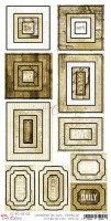 Cardboard die-cuts 02 Frames 2, 30,5x15,5x0,2cm, Mixed Media, pre-cut