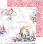 Double-sided papers 30,5x30,5cm Unicorn Sweet – sheets 01-06, 250 gsm (60 sheets, 10pcs of each design)