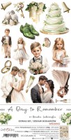 Extras to Cut Set – Wedding – A Day To Remember,15,75x30,5cm, mirror print, 250 gsm (18 sheets, 9 designs, 2x9 double-sided sheets + 2x bonus on the cover)