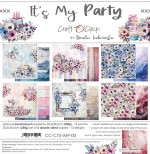 Paper Collection Set 30,5x30,5cm It’s My Party, 250 gsm (6 double-sided sheets, 12 designs, bonus design 30,5x30,5 cm on the cover)