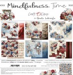 Paper Collection Set 30,5x30,5cm Mindfulness Time, 250 gsm (6 double-sided sheets, 12 designs, bonus design 30,5x30,5 cm on the cover)