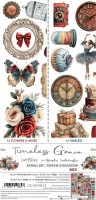 Extras to Cut Set – Mix – Timeless Grace,15,75x30,5cm, mirror print, 250 gsm (18 sheets, 18 designs – all Flowers and Timeless sheets x1 + 3x bonus designs on the cover)