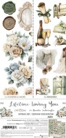 Extras to Cut Set – Mix – Lifetime Loving You,15,75x30,5cm, mirror print, 250 gsm (18 sheets, 18 designs – all Flowers and Wedding sheets x1 + 3x bo