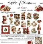 Extras to Cut Set – Jolly – Spirit Of Christmas, 30,5x31,5cm, mirror print, 250 gsm (8 sheets, 4 designs, 2x4 double-sided sheets + 2x bonus on the