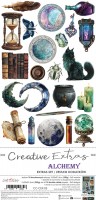 Creative Extras Set 05 – Alchemy,15,75x30,5cm, mirror print, 250 gsm (18 sheets, 9 designs, 2x9 double-sided sheets + 2x bonus on the cover)