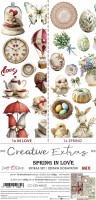 Creative Extras Set MIX 01 – Spring in Love,15,75x30,5cm, mirror print, 250 gsm (18 sheets, 18 designs – all Spring and In Love sheets x1+ 3x bonus designs on the cover)