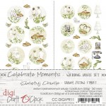 Digi Label Set - Wedding, Celebrate Moments, 15,5x30,5cm (6 sheets, 2 designs, 2x3 one-sided sheets, 250g) (clr 20)