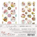 Digi Label Set - Universal, Sweets, 15,5x30,5cm (6 sheets, 2 designs, 2x3 one-sided sheets, 250g)
