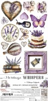 Extras to Cut Set – Heritage – Heritage Whispers,15,75x30,5cm, mirror print, 250 gsm (18 sheets, 9 designs, 2x9 double-sided sheets + 2x bonus on the cover)