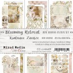 Junk Journal Set Blooming Retreat, Mixed Media, 15,5x30,5cm (6 double-sided sheets, 250g/190g)