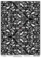 Transparent black printed foil 27 (21,0x29,7cm, 100 microns) (clr 20)