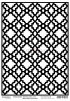 Transparent black printed foil 28 (21,0x29,7cm, 100 microns) (clr 20)