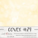 Cover 24, 60x24,2cm, laminated paper 170 gsm, matte finish (for albums max 20x20cm)
