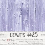 Cover 25, 60x24,2cm, laminated paper 170 gsm, matte finish (for albums max 20x20cm)