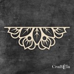 Big Chipboard Mandala 0876 (2 halves, aprox. 15x5cm x0,15cm each)