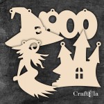 Chipboard Halloween garland 1980 ( max. height 15x0,15cm)