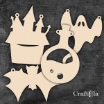 Chipboard Halloween garland 1981 ( max. height 15x0,15cm)