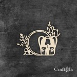 Set of Chipboard Backpacks (2 pcs, 8x6x0,15cm)