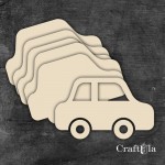 Chipboard album base Car Large (cover + 5 pages 25x25x0,15cm)