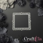Mirrored silver plexiglass Frame 180 (1 pcs, 9x9cm)