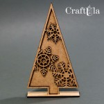 HDF Christmas Tree 1S (8,515x5x0,3 cm +stand)
