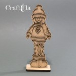HDF Snowman 7 (22x8,5x0,3 cm +stand)