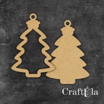 HDF Christmas tree 243 (30x0,3 cm)
