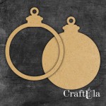 HDF Christmas bauble 246 (20x0,3 cm)