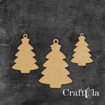 Mini HDF Christmas baubles 253 (8-4x0,3 cm)