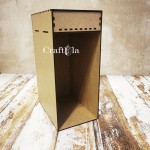 HDF Book nook with a spot for mounting lighting 384 (h 28cm, w 12cm, d 18 cm)