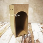 HDF Book nook with a spot for mounting lighting 386 (h 28cm, w 12cm, d 18 cm)