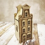 HDF Townhouse 394 – box, lantern (20x8x8cm, thick. 0,3 cm)