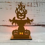 HDF tealight holder 507 (height around 22 cm, thick. 0,3 cm)