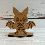 HDF Skeleton Bat (height around 15 cm, thick. 0,3 cm)