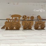 HDF Halloween Train 515 (height around 12 cm, thick. 0,3 cm, for self-assembly)