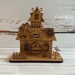 HDF Scary House (height around 16 cm, thick. 0,3 cm)