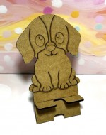 HDF Dog 546 – phone, tablet stand (height around 16 cm)