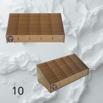 HDF box/organizer with compartments 10 (49x23x18 cm, 50 compartments)