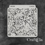 Stencil 0016k – Stains, 15x16 cm x 0,35 mm, semi-translucent