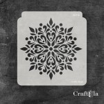 Stencil 0064k – Napkin, 15x16 cm x 0,35 mm, semi-translucent