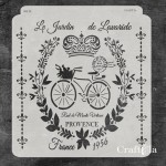 Stencil 006XL – Ornaments, 30x31 cm x 0,35 mm, semi-translucent